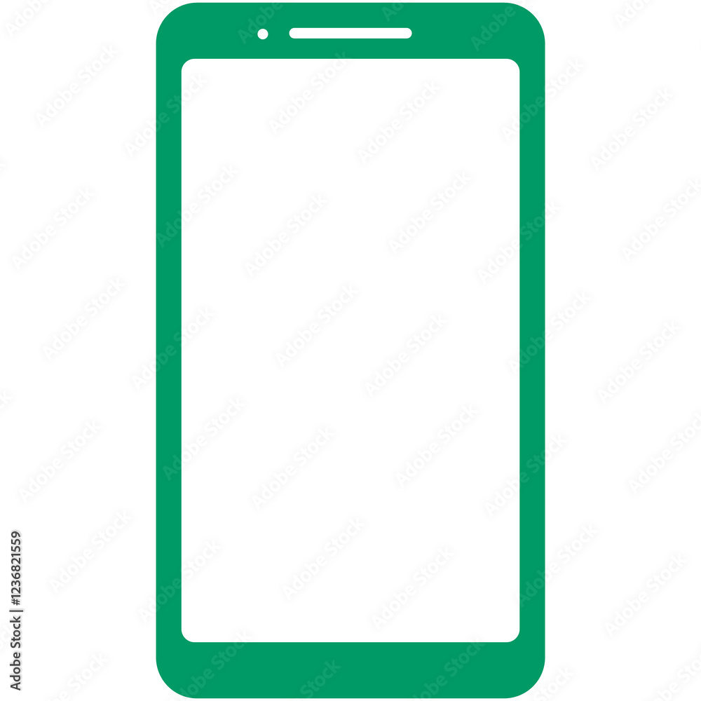 green silhouette smartphone icon green silhouette smartphone icon