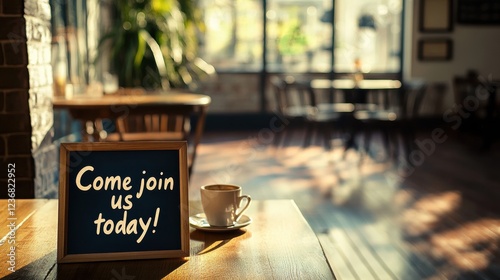 come join us today cafe invitation