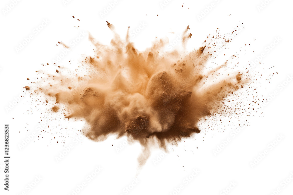 ink blots on white background