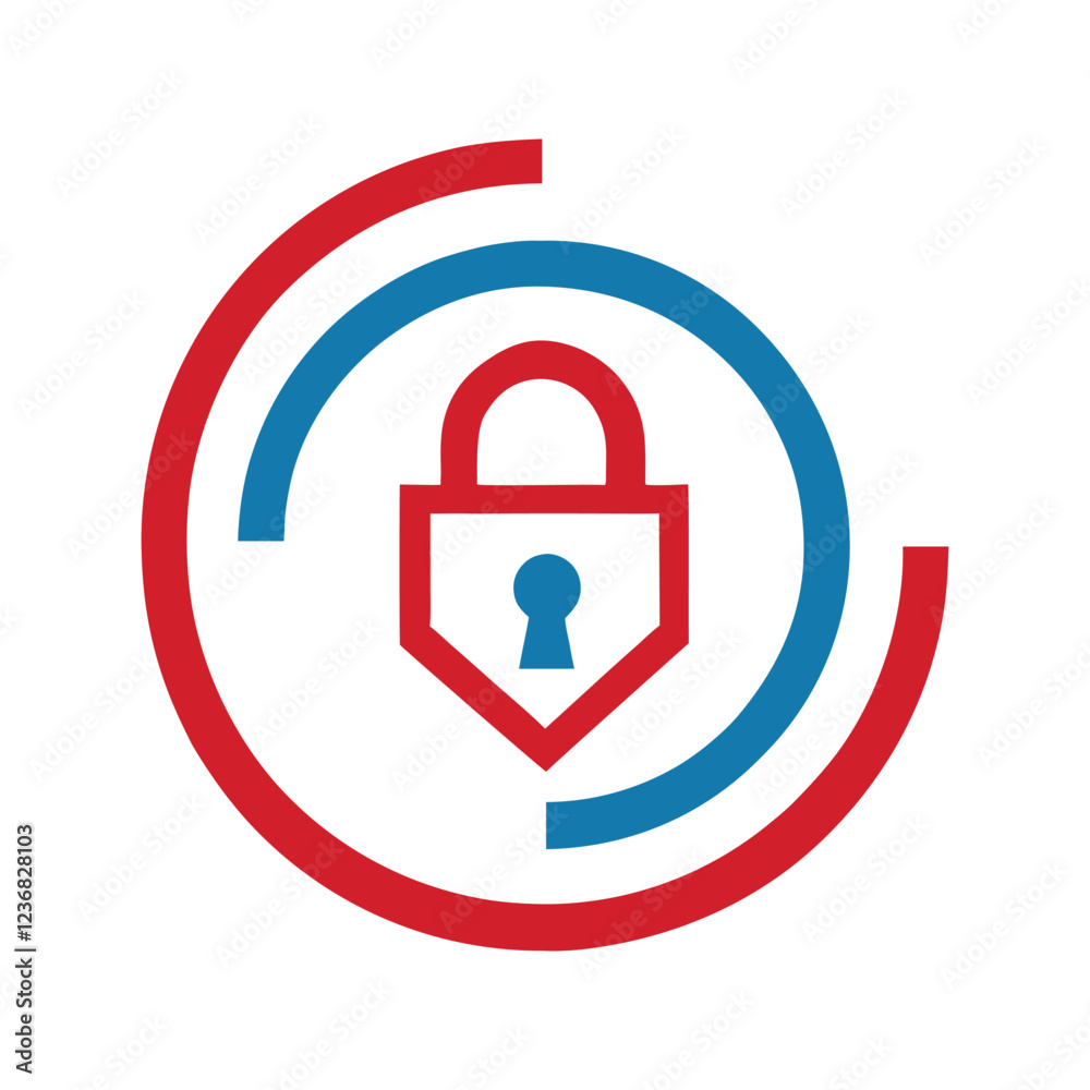 Professional Lock and Shield Logo Design for Security. Professional Lock and Shield Logo Design for Security.