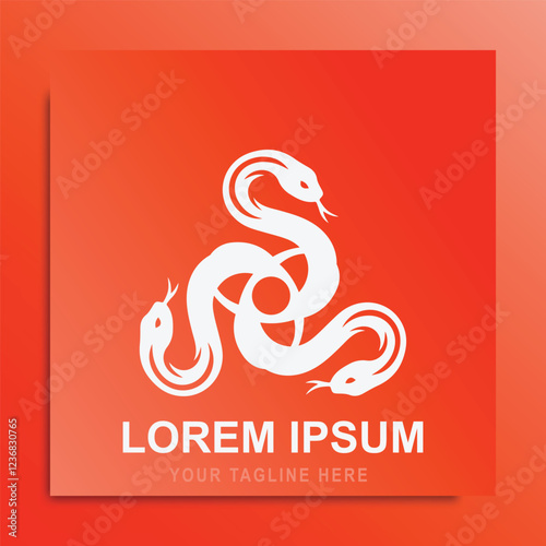 snake head logo