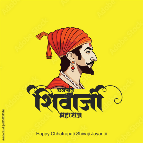 Chhatrapati Shivaji Maharaj establish Hindavi Swarajya, Mumbai, Maharashtra, India, Asia illustration abstract sketch Shivaji Maharaj jayanti celebrationChhatrapati Shivaji Maharaj, the great warrior 