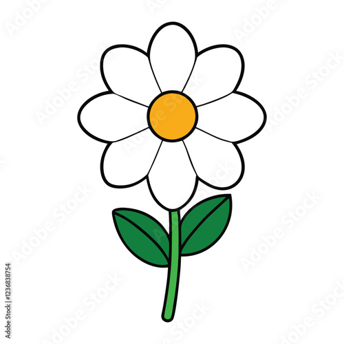 flower isolated on white background