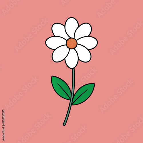Illustration of a Flower Vector Art Elegant and High Quality Floral Designs for Creative Projects