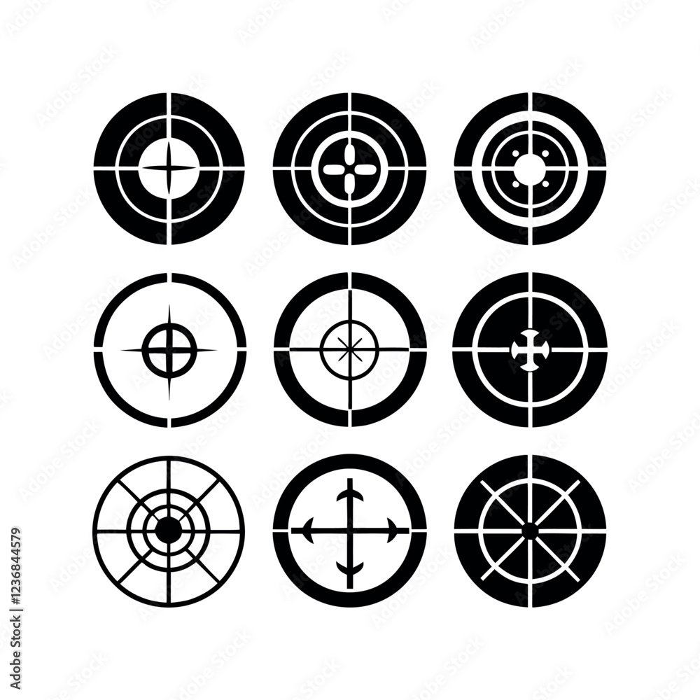 Target Icons in Vector design Target Icons in Vector design