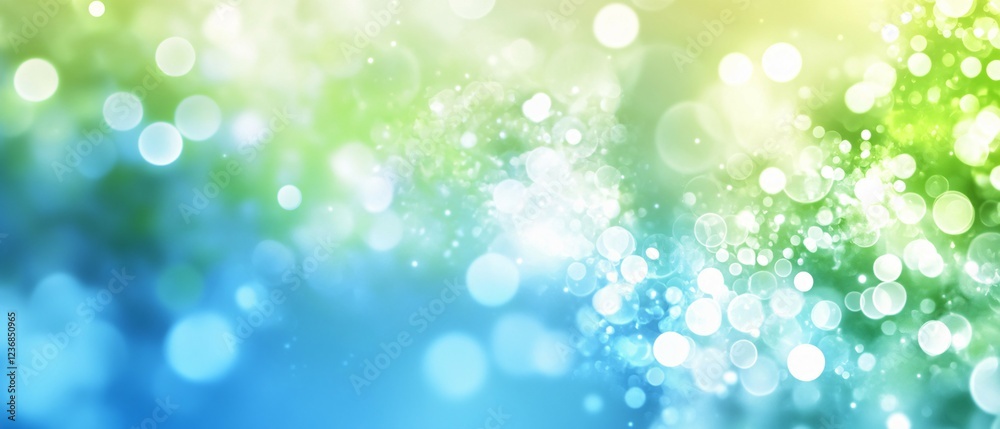 Abstract Blue Green Bokeh Background Light Shimmer Abstract Blue Green Bokeh Background Light Shimmer