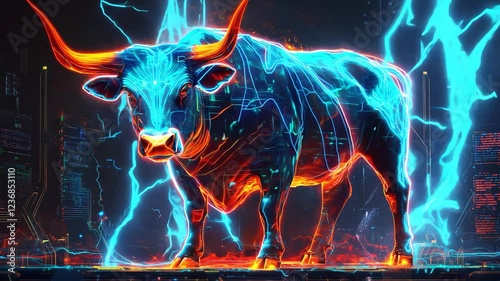 a bull symbolizes a strong business trade