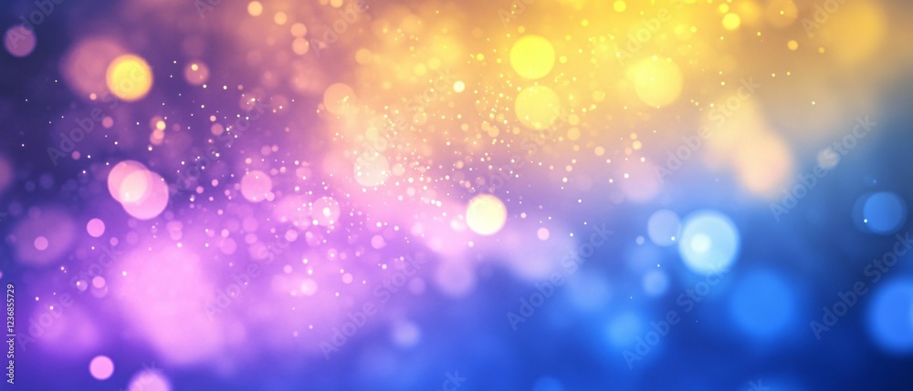 Obraz premium Abstract Colorful Background with Bokeh Lights