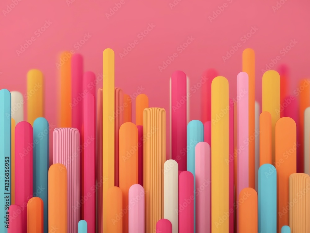 Colorful abstract design with vertical shapes. Colorful abstract design with vertical shapes.