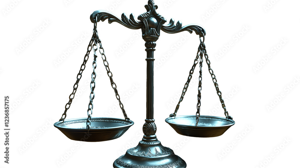 Silver Scales of Justice Legal Courtroom Theme, Elegant Balance with Gavel and Judge Symbol, isolated on transparent background. Silver Scales of Justice Legal Courtroom Theme, Elegant Balance with Gavel and Judge Symbol, isolated on transparent background.
