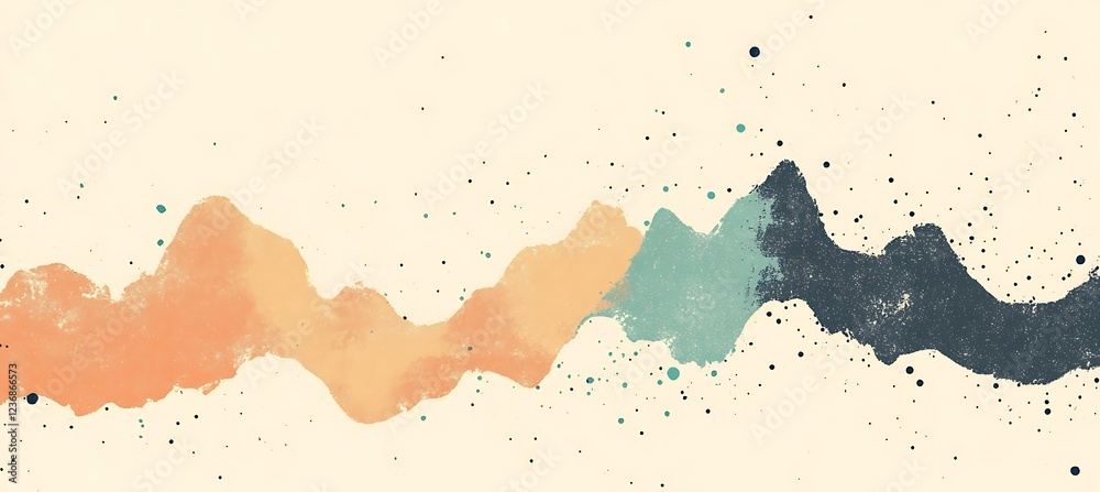 Obraz premium An abstract representation of financial data