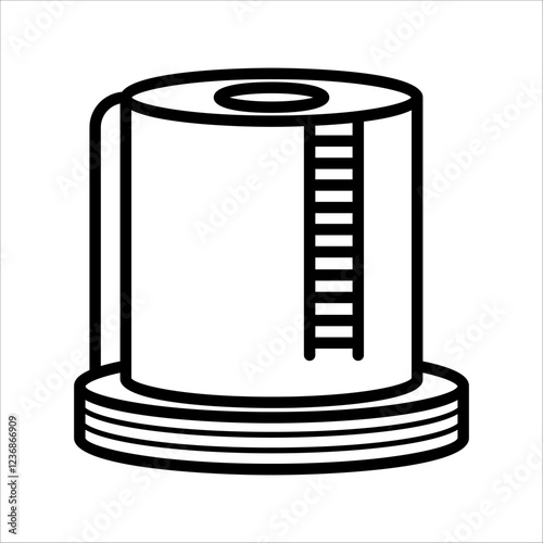 Linear icon of water tank