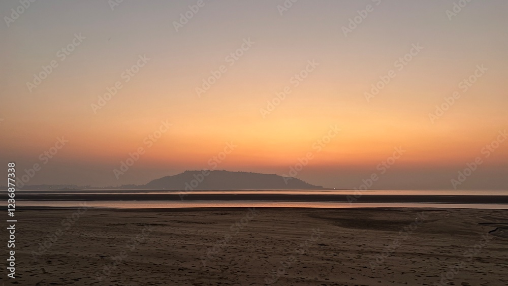 Fototapeta premium sunset on the beach