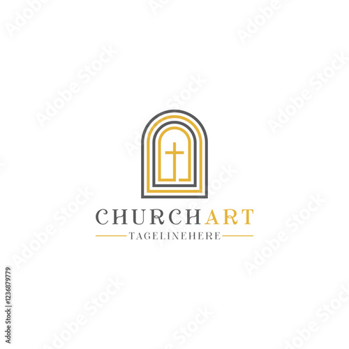 Canvastavla Church art Creative logo design for Church