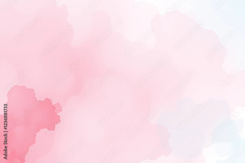 Obraz premium Soft Pink Watercolor Background