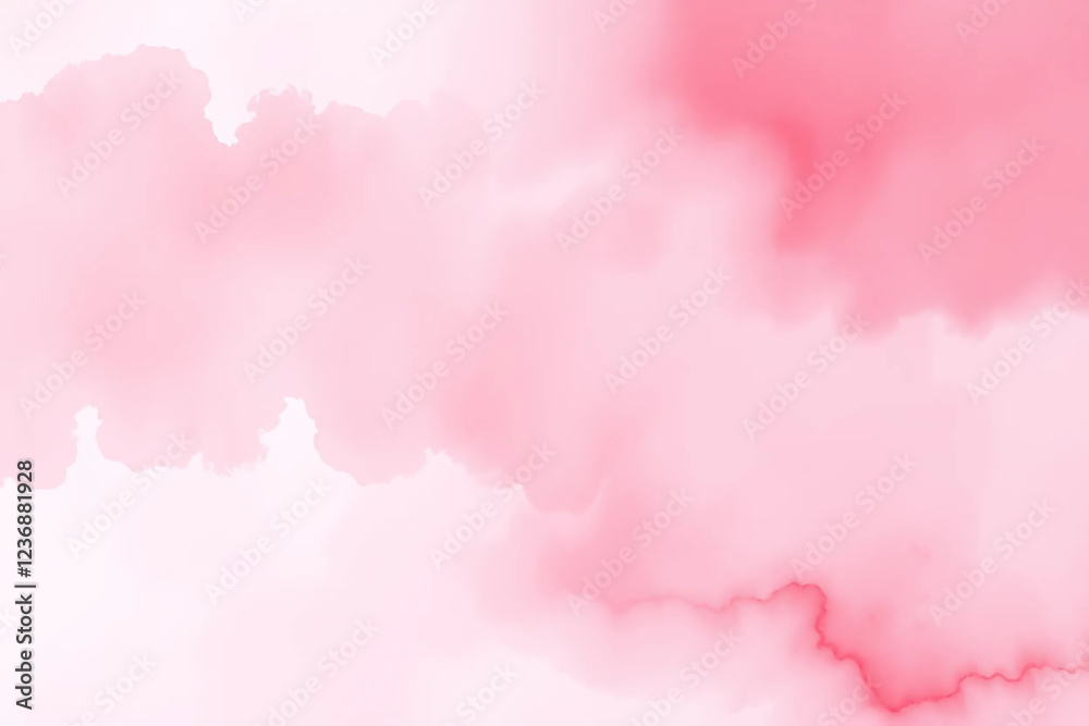 Obraz premium Soft Pink Watercolor Background