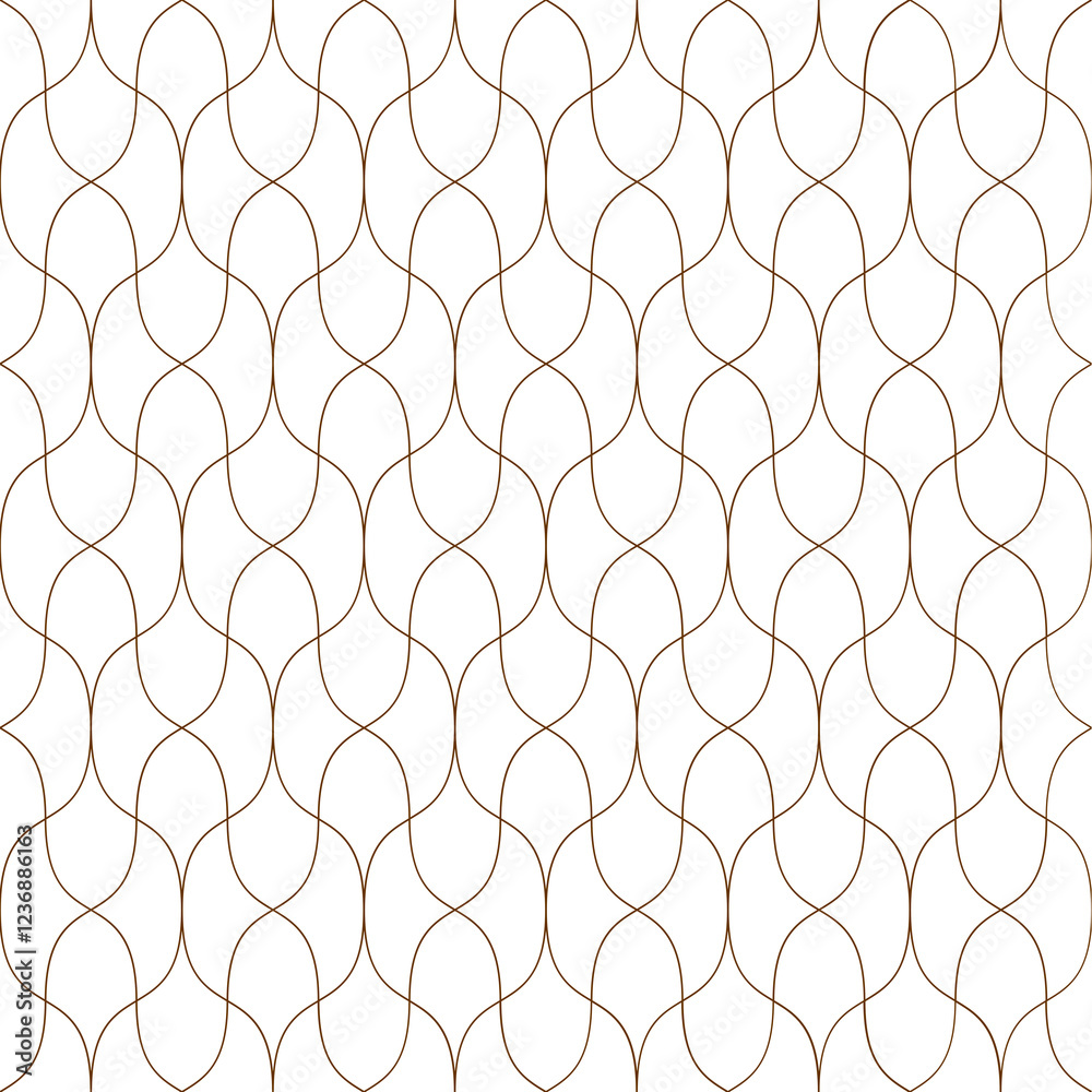 Vector seamless texture. Modern geometric background with figured tiles made of thin threads. Vector seamless texture. Modern geometric background with figured tiles made of thin threads.