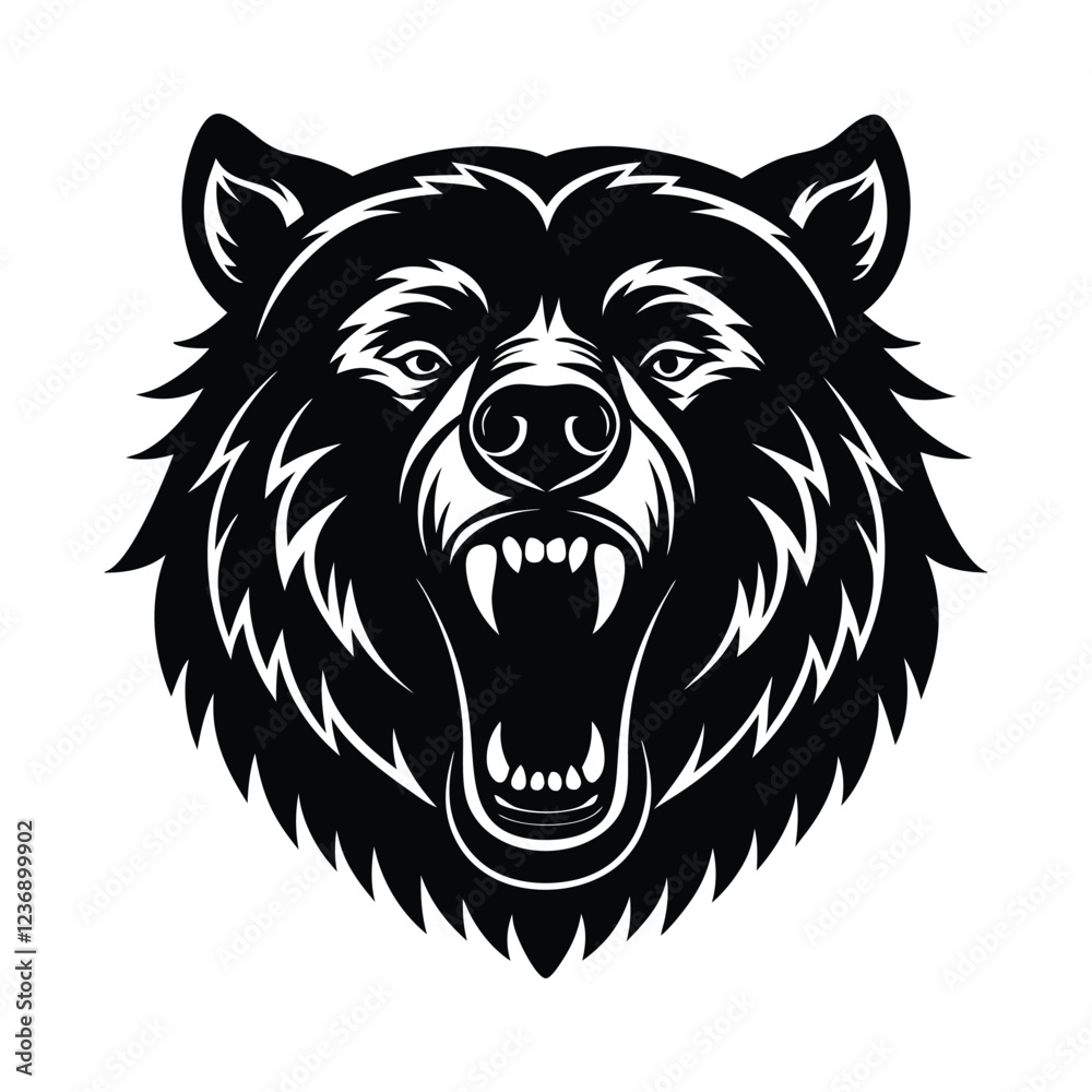 Fototapeta premium bear head