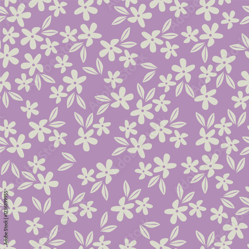 textile design with flower pattern image