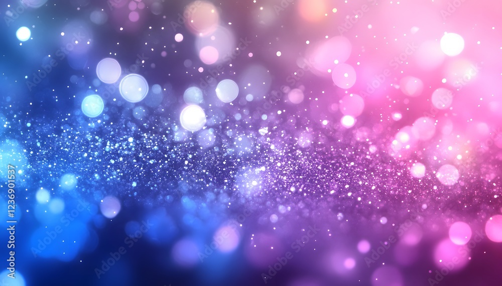 Abstract Glittering Background With Blue And Pink Lights Abstract Glittering Background With Blue And Pink Lights