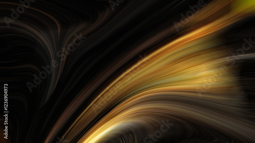 Abstract black and gold wave luxury background. Premium abstract wallpaper and background.