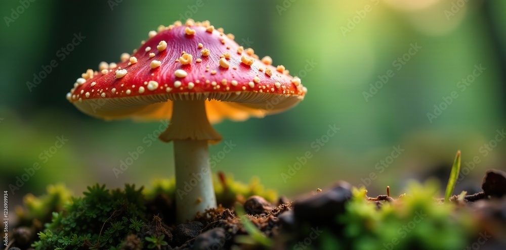 Delicate gill structures on a clouded agaric cap, caps, forest Delicate gill structures on a clouded agaric cap, caps, forest