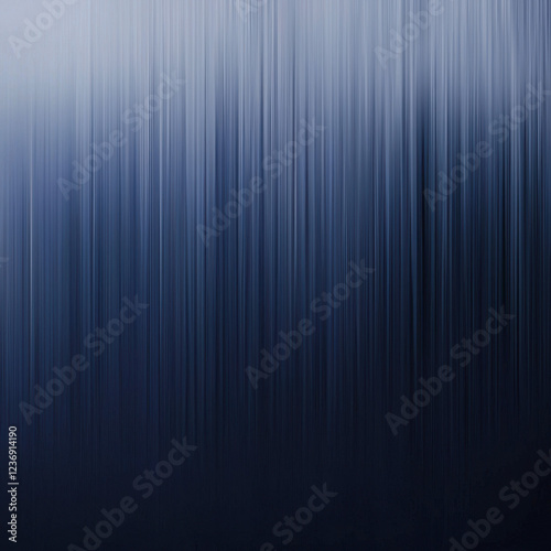 Deep blue vertical motion blur effect creating a modern abstract pattern