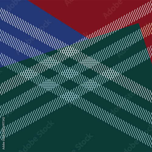 Tartan check plaid pattern. Seamless simple textured dark plaid vector illustration for flannel shirt, blanket, duvet cover, other textile print.