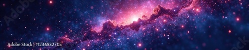 Cosmic texture with glittery starlight effect, galaxy, dark photo