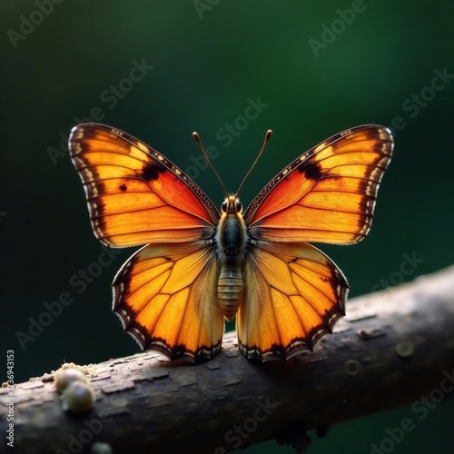 Einige Augen in einem Auge mit einem kleinen Schmetterling, einzigartig, farbenpr?chtig photo