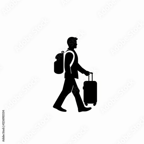 Travel Icon, Simple Logo Minimalism