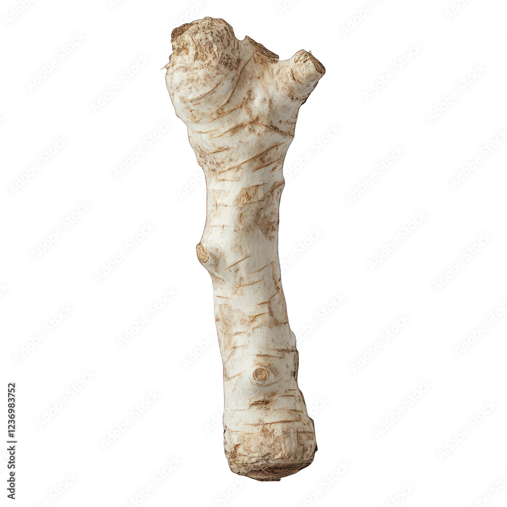 Horseradish root on transparent background Horseradish root on transparent background