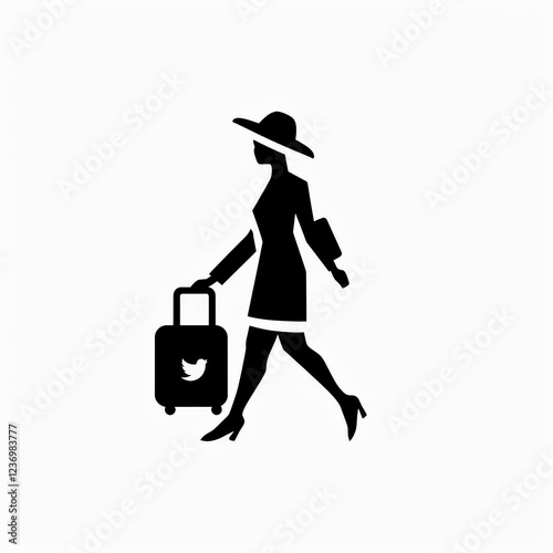 Travel Icon, Simple Logo Minimalism