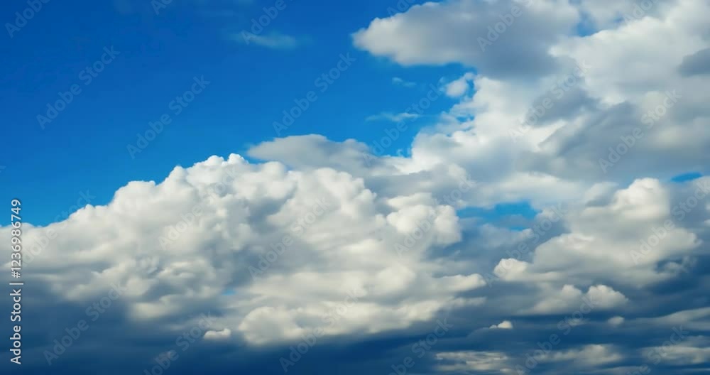 Fluffy White Clouds in a Clear Blue Sky
Fluffy White Clouds in a Clear Blue Sky