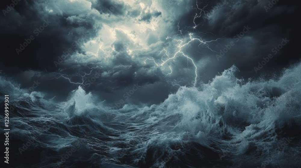 Mindscape With Chaotic Stormy Elements Mindscape With Chaotic Stormy Elements