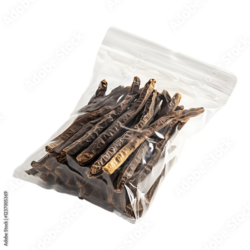 PNG Long Pepper Spices Against Transparent Background for Culinary Branding, Spice Design, or Flavorful Cooking Projects photo