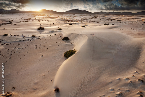 Obraz na płótnie Fuerteventura - Corralejo - Dunes w salonie