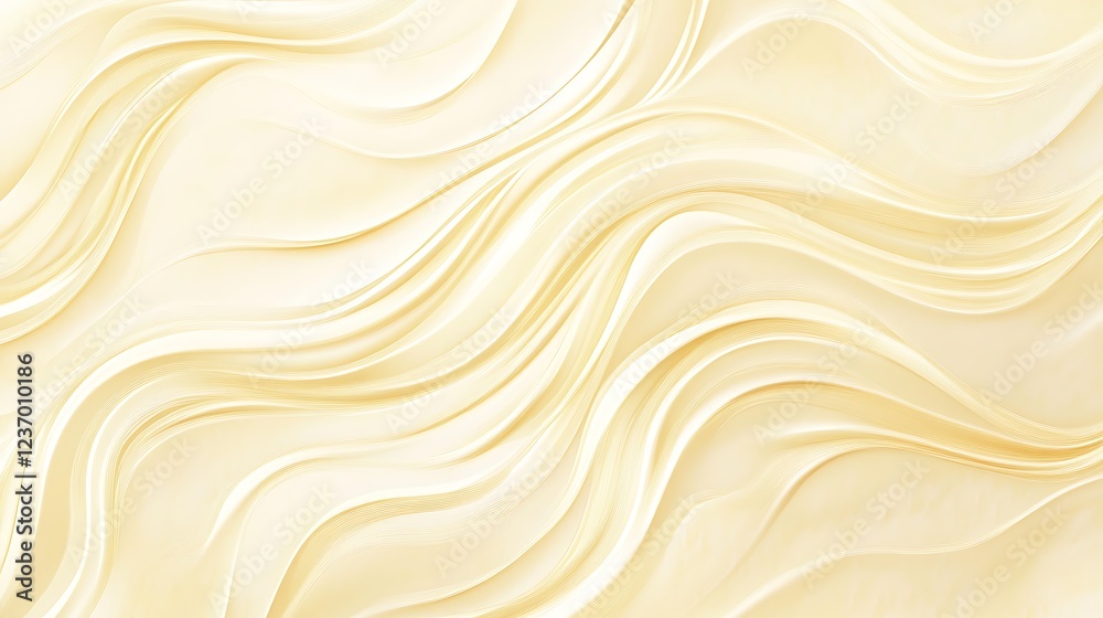 Abstract Cream Colored Wavy Lines Background Abstract Cream Colored Wavy Lines Background