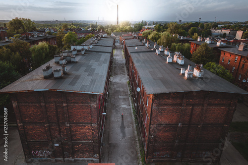 Obraz na płótnie Świętochłowice - familoki - Chropaczów w salonie