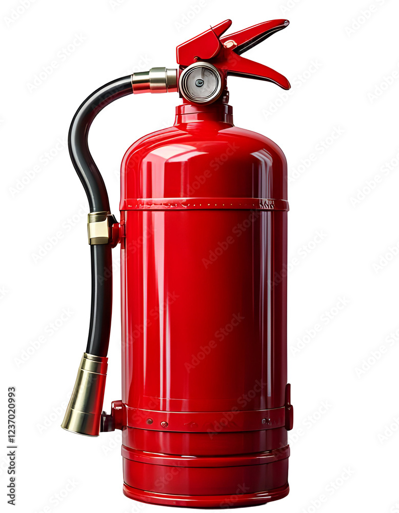 Obraz premium fire extinguisher isolated on transparent background