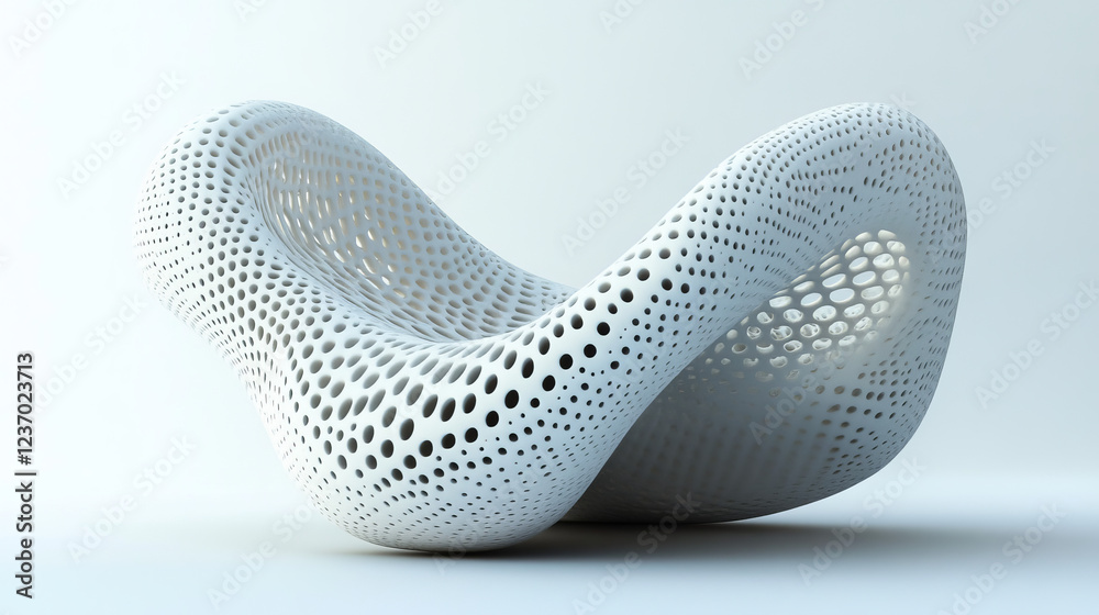 abstract white futuristic geometric shape surface 3d render illustration abstract white futuristic geometric shape surface 3d render illustration