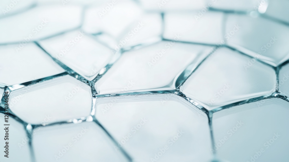 Geometric reflections of light refracted through modern abstract surface design Geometric reflections of light refracted through modern abstract surface design