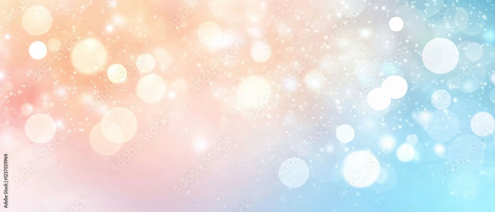Abstract Pastel Bokeh Background With Sparkling Lights Abstract Pastel Bokeh Background With Sparkling Lights