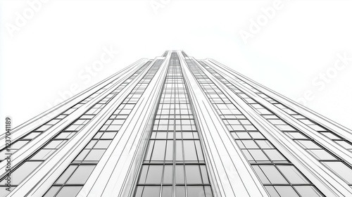 High rise building sketch
