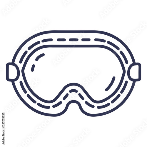 Sleep mask icon for blogs, websites, wellness designs, relaxation themes, and sleep awareness content