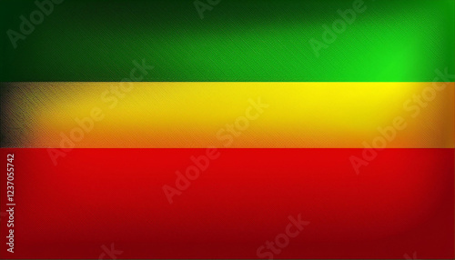 historical past gradient in the colorings of rastafarian flag crimson green yellow