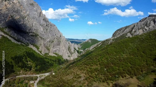 View of the Vratsa Balkan Mountains. Bulgaria