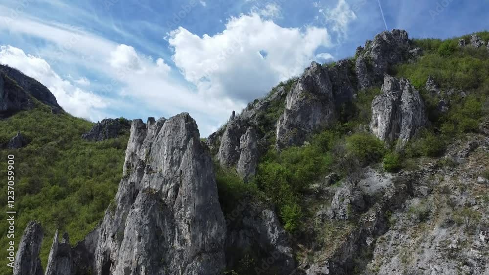 View of the Vratsa Balkan Mountains. Bulgaria View of the Vratsa Balkan Mountains. Bulgaria