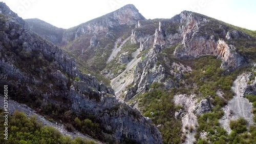 View of the Vratsa Balkan Mountains. Bulgaria