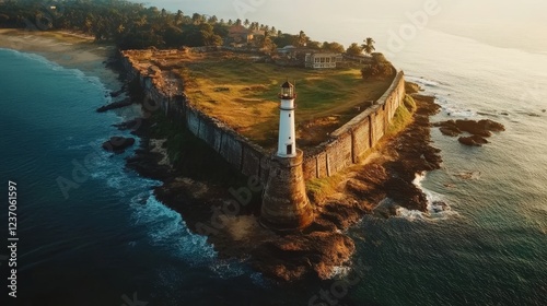 Discover Galle Fort in Sri Lanka! Explore the historic walls, lighthouse, and mosque of this ancient sea fortress.